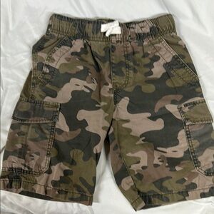 Kids Camouflage Cargo Shorts